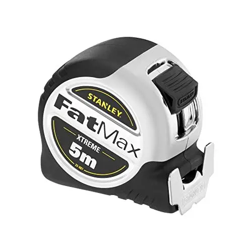 Produktbild: STANLEY FatMax Maßband Xtreme Bandmass, Blade Armor Pro (5 m Länge, 32 mm Breite, automatischer Rücklauf, Gürtel-Clip) 0-33-887
