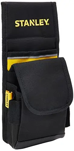 Produktbild: Stanley Gürteltasche / Werkzeugtasche Maße (16x24x11cm, Gürtel aus doppellagigem Denier Nylon für Werkzeuge und Zubehör, stabil, großes Hauptfach, Mobiltelefontasche) 1-93-329