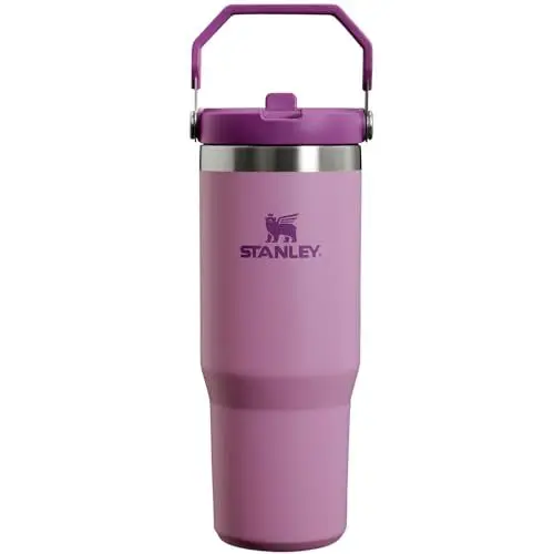 Produktbild: Stanley Flip Straw Tumbler 1.0 Trinkflasche Mit Strohhalm 0.89L - Thermosflasche Hält 12+ Stunden Kalt - Spülmaschinenfest - Sportflasche - Wasserflasche BPA Frei - Lilac