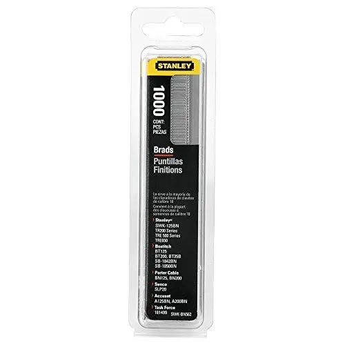 Produktbild: Stanley Nägel (15 mm, für Nageltacker 6-TRE550/6-TRE650, rostbeständig, haltbar, langlebig, 1000-Stück) 1-SWK-BN0625T