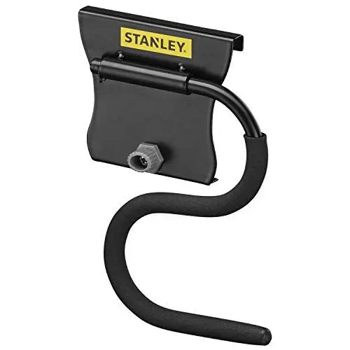 Produktbild: Stanley STST82605-1 Trackwalls Haken in S-Form (passenden zum Stanley Trackwalls Schienensystem, ideal für Geräte mit Stiel, z.B. Besen Rechen, Schippen, bis 11 kg belastbar, leicht anzubringen)