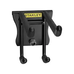 Produktbild: Stanley STST82606-1 Trackwalls Standard Doppelhaken (passenden zum Stanley Trackwalls Schienensystem, ideal für Rasentrimmer, Laubbläser, Rechen, etc., bis 11 kg belastbar, leicht anzubringen)
