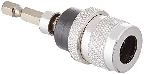 Produktbild: Stanley Trockenbau-Bithalter (mit Magnethalterung, schützender Stahlring, für 8 mm/10 mm Bohrfutter) STHT0-05926