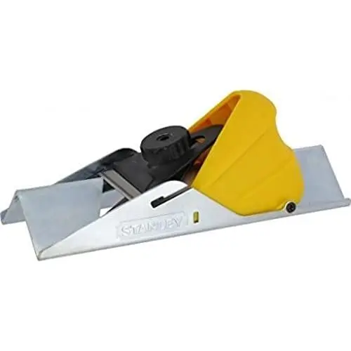 Produktbild: Stanley Trockenbau Kantenhobel mit gleichmäßiger Führung STHT1-05937 – Für saubere Übergänge zwischen zwei Gipskartonplatten – Schneidet im 45°-Winkel