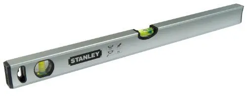 Produktbild: Stanley Wasserwaage Klassik (40 cm Länge, magnetisch, schlagfeste Blocklibelle, große Seitenlibelle) STHT1-43110
