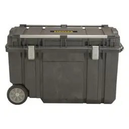Produktbild: STANLEY Werkzeugbox mit Rollen groß/Werkzeugkoffer leer Werkzeugkasten - Werkzeugkiste (96,2 x 59,1 x 57,8 cm, robust, belastbar, 190l Stauraum, Koffer mit Metallverschlüsse, FMST1-75531