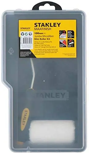 Produktbild: Stanley - Malerrolle Set - 100mm - Microfibre