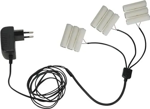 Produktbild: Star Trading 062-05 Stromadapter für Batterieartikel, ersetzt 3x 3 AA 1,8 m Zuleitung, mit IP20 Trafo