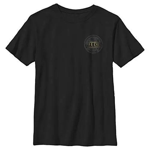Produktbild: Star Wars Fallen Order Jedi Map Boy's Solid Crew Tee, Black, X-Small