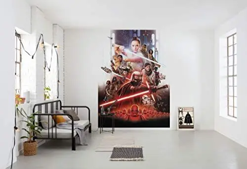 Produktbild: Star Wars Fototapete von Komar STAR WARS EP9 MOVIE POSTER REY - Größe 184 x 254 cm (Breite x Höhe), Rey, Jedi, Star Wars 9, Skywalker, Tapete, Wandgestaltung, Dekoration - 4-4113