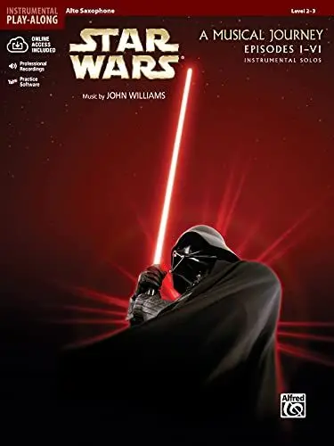 Produktbild: Star Wars Instrumental Solos (Movies I-VI) für Alt Sax, Buch & CD: Alto Saxophone (incl. Online Code)