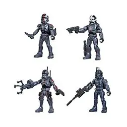 Produktbild: Star Wars Mission Fleet Klonkommando-Action 6 cm große Action-Figuren 4er-Pack mit Mehreren Accessoires, Spielzeuge für Kids ab 4 Jahren
