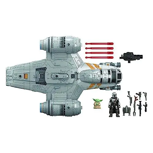 Produktbild: Star Wars Mission Fleet The Mandalorian The Child Razor Crest Duell im Outer Rim 6 cm große Figur und Fahrzeug