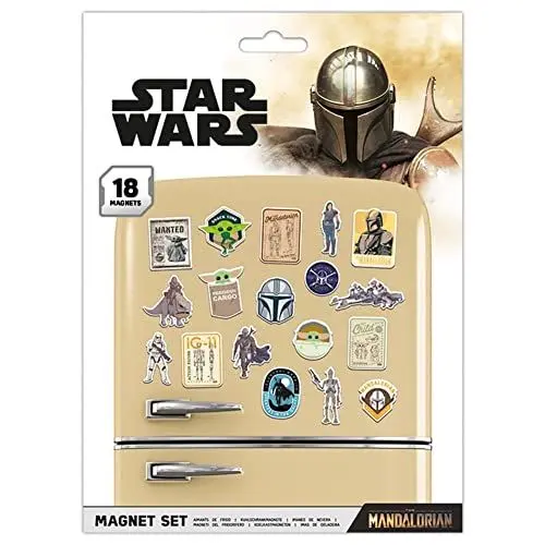 Produktbild: Star Wars The Mandalorian Bounty Hunter Unisex Kühlschrankmagnet, Mehrfarbig, Kunststoff