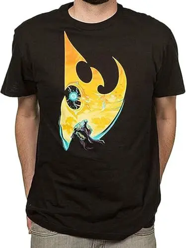 Produktbild: Starcraft Ii Protoss Silhouette Adult Men T-Shirt Videospiel, Tsbpp-3315, XXL
