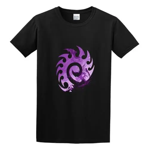 Produktbild: Starcraft Ii Zerg Silhouette Unisex 100% Cotton Short-Sleeve T-Shirts Black XXL