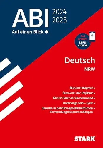 Produktbild: STARK Deutsch - Abi - Auf einen Blick! 2025 NRW (Skripte / Abi - Auf einen Blick!)