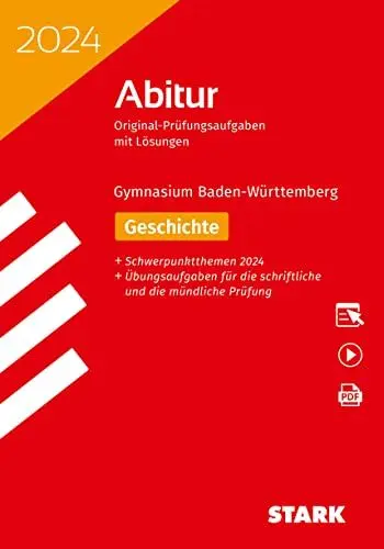Produktbild: STARK Abiturprüfung BaWü 2024 - Geschichte (Abitur-Prüfungen)