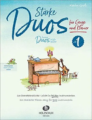 Produktbild: Starke Duos 1 für Geige und Klavier: 23 Charakterstücke - leicht in beiden Instrumenten
