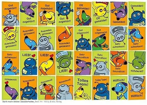 Produktbild: Stark-mach-Sticker: Sozialverhalten: 224-mal Lob und Belohnung für gutes und freundliches Verhalten (1. bis 4. Klasse)