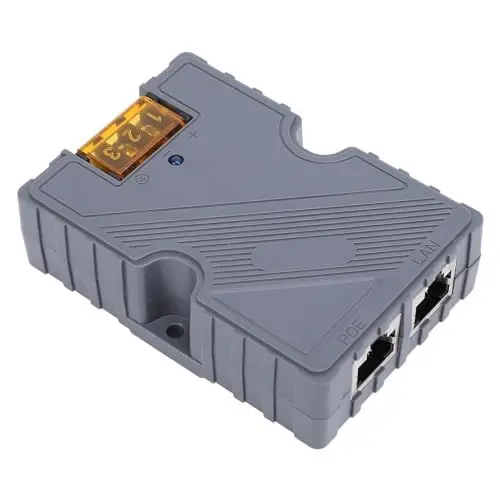 Produktbild: PoE-Injektor, 150 W GigE Passiver PoE-Injektor mit Gigabit-Hochgeschwindigkeitsnetzwerk, Surge ESD Guard Gigabit Ultra PoE-Injektor-Adapter für Dishy V2 für