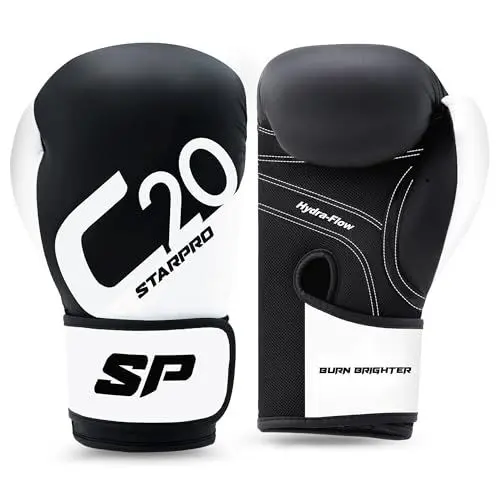 Produktbild: Starpro C20 Boxhandschuhe für Harte Schläge & schnelles K.O. - Boxhandschuhe Männer & Damen, Box Handschuhe, Boxing Gloves