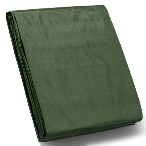 Produktbild: STARPYNG-100g/m² Grün 3mx3m Abdeckplane, Planenabdeckung, Wasserdicht, UV-beständig, witterungsbeständig, Abdeckung von Autos, Booten, Innenhöfen, Camping, Holzplane