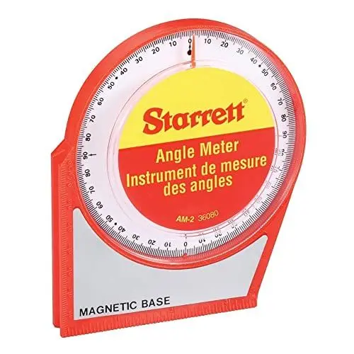 Produktbild: Starrett Magnetischer Winkelmesser - Neigungswinkelmesser Mini-Neigungsmesser - AM-2