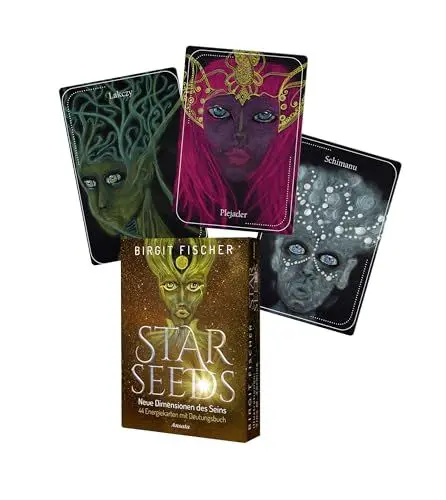 Produktbild: Starseeds-Karten. Neue Dimensionen des Seins: 44 Energiekarten mit Deutungsbuch