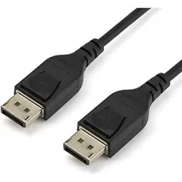 Produktbild: StarTech.com 1m VESA Zertifiziertes DisplayPort 1.4 Kabel - 8k 60Hz HBR3 HDR - Super UHD DP auf DP Monitorkabel - Ultra HD 4k 120Hz DP 1.4 Dünnes Videokabel M/M DP Stecker mit verriegelung (DP14MM1M)