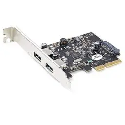 Produktbild: StarTech.com 2-Port USB PCIe Adapter - 10Gbit/s pro Port - USB 3.2 Gen 2 Typ-A PCI Express 3.0 x2 Host Controller Erweiterungskarte - Add-On Karte - Full/Low Profile - Windows&Linux (PEXUSB312A3)