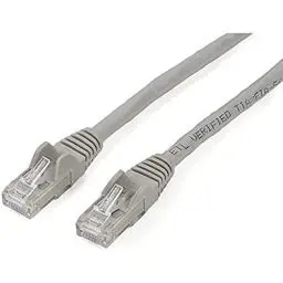 Produktbild: StarTech.com 2m Cat6 Gigabit Snagless Patchkabel, RJ45 UTP Netzwerkkabel mit Schutzmanschette, Cat 6 Kabel, Grau