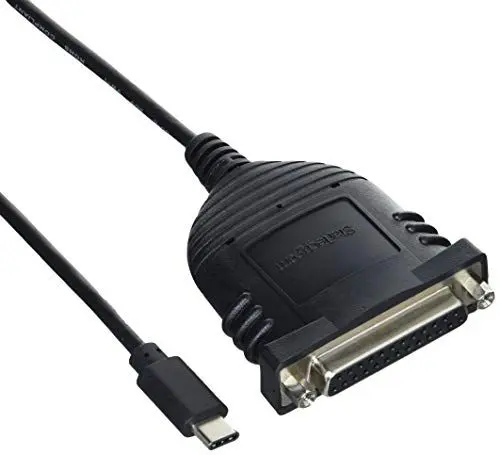 Produktbild: StarTech.com USB-C auf Parallel Druckerkabel - USB zu DB25 - Druckerkabel Adapter - USB C Druckerkabel - Bus Powered