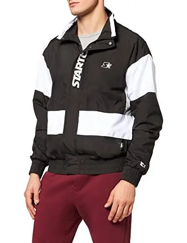Produktbild: STARTER BLACK LABEL Herren Starter Retro Track Jacket S Black/White
