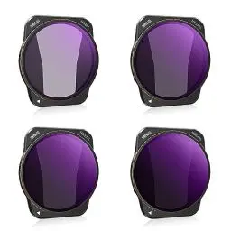 Produktbild: STARTRC 4er-Pack ND/PL Filter Set für DJI Air 3 Zubehör, Mehrfach Beschichtetes HD-Glas, Kein Farbstich und Blendung entfernen, ND8/PL ND16/PL ND32/PL ND64/PL Filter-Aluminiumversion