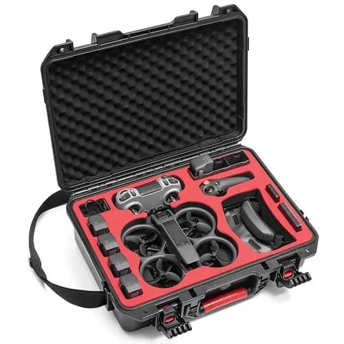 Produktbild: STARTRC Avata 2 Koffer,wasserdichte Tragetasche Koffer für DJI Avata 2 Fly More Combo für DJI Goggles 3/RC Motion 3/FPV Fernbedienung 3,Batterie Ladenabe,FPV Drone Zubehör