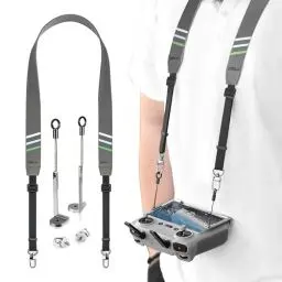 Produktbild: STARTRC Gurt für RC 2/RC/RC Pro Controller Halsband Tragegurt für DJI Mini 4 Pro/Mini 3 Pro/Mavic 3/Mini 3/Air 3S Drohnenfernbedienung Lanyard Zubehör