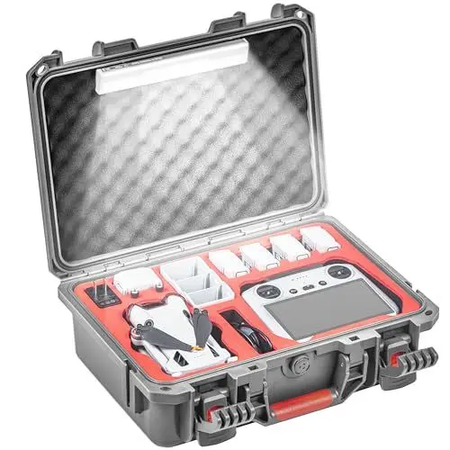Produktbild: STARTRC Mini 4 Pro Case wasserdichte Harte Tragetasche für DJI Mini 4 Pro Fly Mehr Combo Zubehör