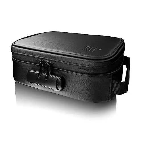 Produktbild: STASHIC Elite geruchssichere Aufbewahrungstasche – abschließbare Tasche – Rollbox – diskrete sichere Aufbewahrung – mit Rollablage und Premium-YKK-Reißverschlüssen/Anti-Verhaken -SH*