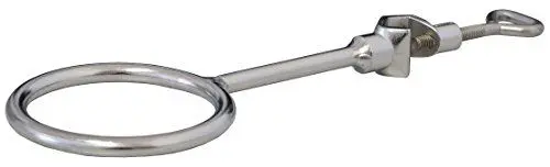 Produktbild: Stativring mit Muffe, Ø 70 mm, geschlossen, Länge 70 mm, rostfreier Stahl