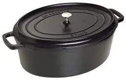Produktbild: STAUB, gusseiserner Bräter, oval 31 cm, schwarz Cocotte, Cast Iron