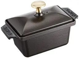 Produktbild: STAUB Terrine/Ofenform, 15x11 cm, aus Gusseisen, für alle Herdarten,Schwarz