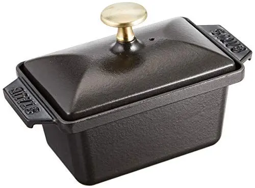 Produktbild: STAUB Terrine/Ofenform, 15x11 cm, aus Gusseisen, für alle Herdarten,Schwarz