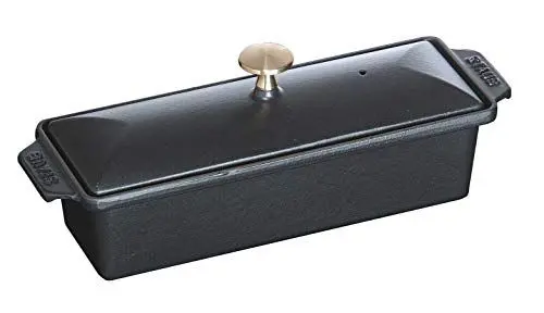 Produktbild: STAUB Terrine/Ofenform, 30x11 cm, aus Gusseisen, Zum Brot backen, für alle Herdarten inkl Induktion & Backofen,Schwarz