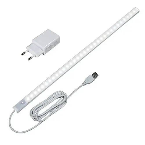Produktbild: STBTECH LED Bewegungsmelder Schrankleuchten Küche, 43cm Heller Lichtleiste, küchen led unterbauleuchte,Unterschrank Beleuchtung für Schrank,Regale,Werkbank,Kleiderschrank,Kaltweiss 6000K