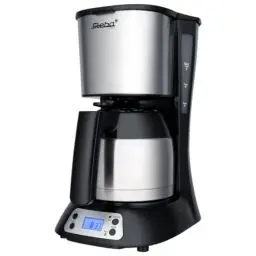 Produktbild: Steba Filterkaffeemaschine mit Thermokanne für ca. 8 Tassen à 125 ml, Wassertank mit ca. 1 Liter, integrierter Tropfstopp, elektronische Steuerung, 900 Watt, KM F3 Thermo