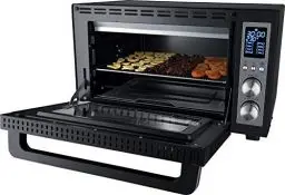 Produktbild: Steba Grillbackofen, Ca. 30 l Innenraum, 8 Automatikprogramme z.B. Air Fry, 3 Einschubebenen, Ober- und Unterhitze, KB E300, Schwarz