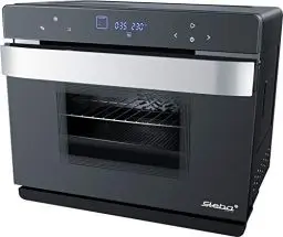 Produktbild: Steba Multifunktions-Dampfbackofen DG 30, Backofen mit Heißdampf zum schonenden Schnellgaren, Wirksame Gehäuseisolation für geringen Energieverbrauch, 47 Automatikprogramme, DIY-Programme, 27 Liter