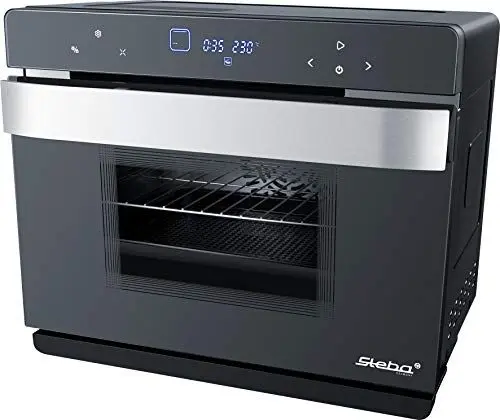 Produktbild: Steba Multifunktions-Dampfbackofen DG 30, Backofen mit Heißdampf zum schonenden Schnellgaren, Wirksame Gehäuseisolation für geringen Energieverbrauch, 47 Automatikprogramme, DIY-Programme, 27 Liter