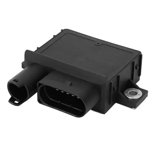 Produktbild: Stecker-Steuermodul 12218591724 für 3er E90 E93, ABS-Stecker-Controller-Relaismodul 12217800156, Schwarz/Gold-Stecker-Steuergerät ABS, Metall-ABS-Stecker-Steuergerät-Relais